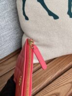 CC CLASSIC SMALL 15 ZIPPED POUCH IN BLUSH RED GRAINED CALFSKIN - Image 8