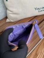 CC CLASSIC SMALL 15 ZIPPED POUCH IN AMETHYST PURPLE GRAINED CALFSKIN - Image 8