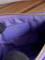 CC CLASSIC SMALL 15 ZIPPED POUCH IN AMETHYST PURPLE GRAINED CALFSKIN - Image 10