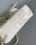 CC HOBO MINI 20CM WHITE LAMBSKIN GHW - Image 10