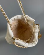 CC HOBO MINI 20CM WHITE LAMBSKIN GHW - Image 5