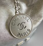 CC HOBO MINI 20CM SILVER LAMBSKIN - Image 9