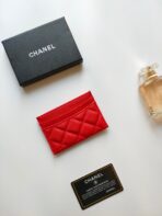 CC CARD HOLDER 11.2 ROSE GRAINED CALFSKIN GOLD ICON - Image 6