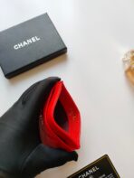 CC CARD HOLDER 11.2 ROSE GRAINED CALFSKIN GOLD ICON - Image 5