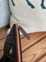 CC CLASSIC SMALL 15 ZIPPED POUCH IN BLACK CALFSKIN - Image 9