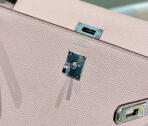 KELLY 25CM IN  MAUVE SWIFT  SILVER HARDWARE - Image 6