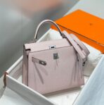 KELLY 25CM IN  MAUVE SWIFT  SILVER HARDWARE - Image 2