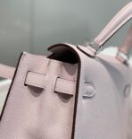 KELLY 25CM IN  MAUVE SWIFT  SILVER HARDWARE - Image 9