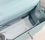 KELLY 25CM IN BLUE BRUME   PALLADIUM HARDWARE - Image 5