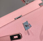 KELLY 25CM IN ROSE SAKURA SWIFT  SILVER HARDWARE - Image 6