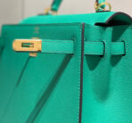 KELLY 25CM IN VERT VERTIGO   GOLD HARDWARE - Image 6