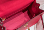 KELLY 25CM IN ROSE TYRIEN SWIFT  GOLD HARDWARE - Image 6