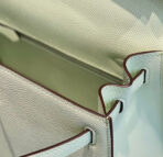 KELLY 25CM IN VERT FIZZ SWIFT  SILVER HARDWARE - Image 7