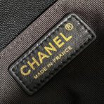 CC MEDIUM 25 BOY BAG IN BLACK LAMBSKIN GOLD HARDWARE - Image 6