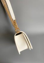 CC MEDIUM 25 BOY BAG IN WHITE LAMBSKIN GOLD HARDWARE - Image 10