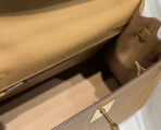 KELLY 28CM IN CHAI   GOLD HARDWARE - Image 9