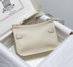 HM JYPSIERE SHOULDER BAG 23 IN BEIGE  SILVER HARDWARE - Image 4