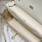 HM JYPSIERE SHOULDER BAG 23 IN BEIGE  GOLD HARDWARE - Image 2