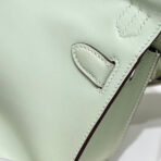 HM JYPSIERE SHOULDER BAG 23 IN LIGHT GREEN  SILVER HARDWARE - Image 2