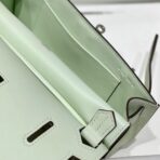 HM JYPSIERE SHOULDER BAG 23 IN LIGHT GREEN  SILVER HARDWARE - Image 7