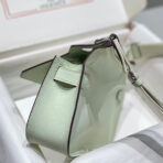 HM JYPSIERE SHOULDER BAG 23 IN LIGHT GREEN  SILVER HARDWARE - Image 8