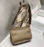 HM JYPSIERE SHOULDER BAG 23 IN WOOD BROWN  GOLD HARDWARE - Image 2