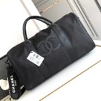 CC TRAVEL BAG 45 IN BLACK CANVAS - Image 2
