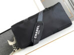 CC TRAVEL BAG 45 IN BLACK CANVAS WITH WHITE LOGO - Image 5