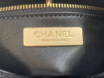 CC MINI 23 SHOPPING BAG IN GLOSSY BLACK CALFSKIN - Image 7