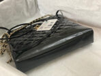 CC MINI 23 SHOPPING BAG IN GLOSSY BLACK CALFSKIN - Image 5