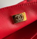 MINI RECTANGLE FLAP BAG 20CM RED CAVIAR GOLD HARDWARE - Image 3