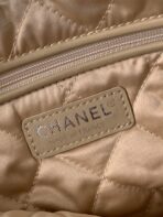 CC MEDIUM 37 HANDBAG IN WHITE SHINY CALFSKIN SILVER HARDWARE - Image 9