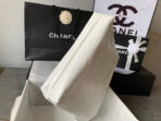 CC MEDIUM 37 HANDBAG IN WHITE SHINY CALFSKIN SILVER HARDWARE - Image 10
