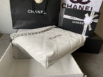 CC LARGE 42 HANDBAG IN WHITE SHINY CALFSKIN SILVER HARDWARE - Image 5