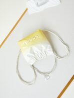 CC MINI 20 HOBO BAG IN WHITE MIX LIGHT YELLOW CALFSKIN - Image 6
