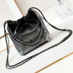 CC MINI 20 HOBO BAG IN BLACK OMBRE CALFSKIN - Image 2