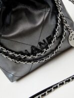 CC MINI 20 HOBO BAG IN BLACK OMBRE CALFSKIN - Image 6
