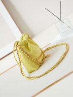 CC CLASSIC MINI 20 BAG IN YELLOW CORN CANVAS - Image 5
