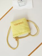 CC CLASSIC MINI 20 BAG IN YELLOW CORN CANVAS - Image 3