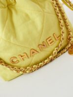 CC CLASSIC MINI 20 BAG IN YELLOW CORN CANVAS - Image 7