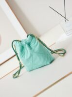 CC CLASSIC MINI 20 BAG IN TIFFANY BLUE CANVAS - Image 4