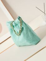 CC CLASSIC MEDIUM 37 BAG IN TIFFANY BLUE CANVAS - Image 5