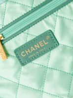 CC CLASSIC MEDIUM 37 BAG IN TIFFANY BLUE CANVAS - Image 6