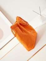 CC CLASSIC MEDIUM 37 BAG IN SAFETY ORANGE CANVAS - Image 5
