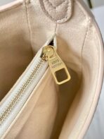 LOW KEY SHOULDER BAG 26 IN QUARTZ GRAINED CALFSKIN GOLD BUCKLE - Image 8