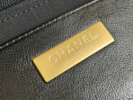 CC MEDIUM 23 BAG WITH HANDLE IN BLACK LAMBSKIN - Image 8