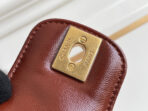 CC MEDIUM 23 BAG WITH HANDLE IN RED BROWN LAMBSKIN - Image 10