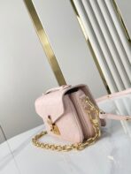 POCHETTE M������TIS EAST WEST 21 IN PINK OPALE MONOGRAM ECLIPSE CANVAS GOLD BUCKLE - Image 6
