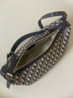 LARGE D-JOURNEY SHOULDER BAG 33 IN BLACK MONOGRAM OBLIQUE JACQUARD - Image 3