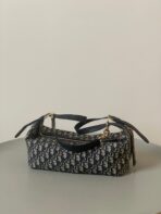 LARGE D-JOURNEY SHOULDER BAG 33 IN BLACK MONOGRAM OBLIQUE JACQUARD - Image 7